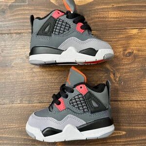 Like NEW Nike Air Jordan 4 Retro Toddler ‘Infrared’ - Size 4c